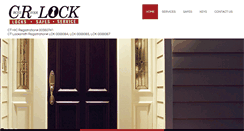Desktop Screenshot of crlock.com